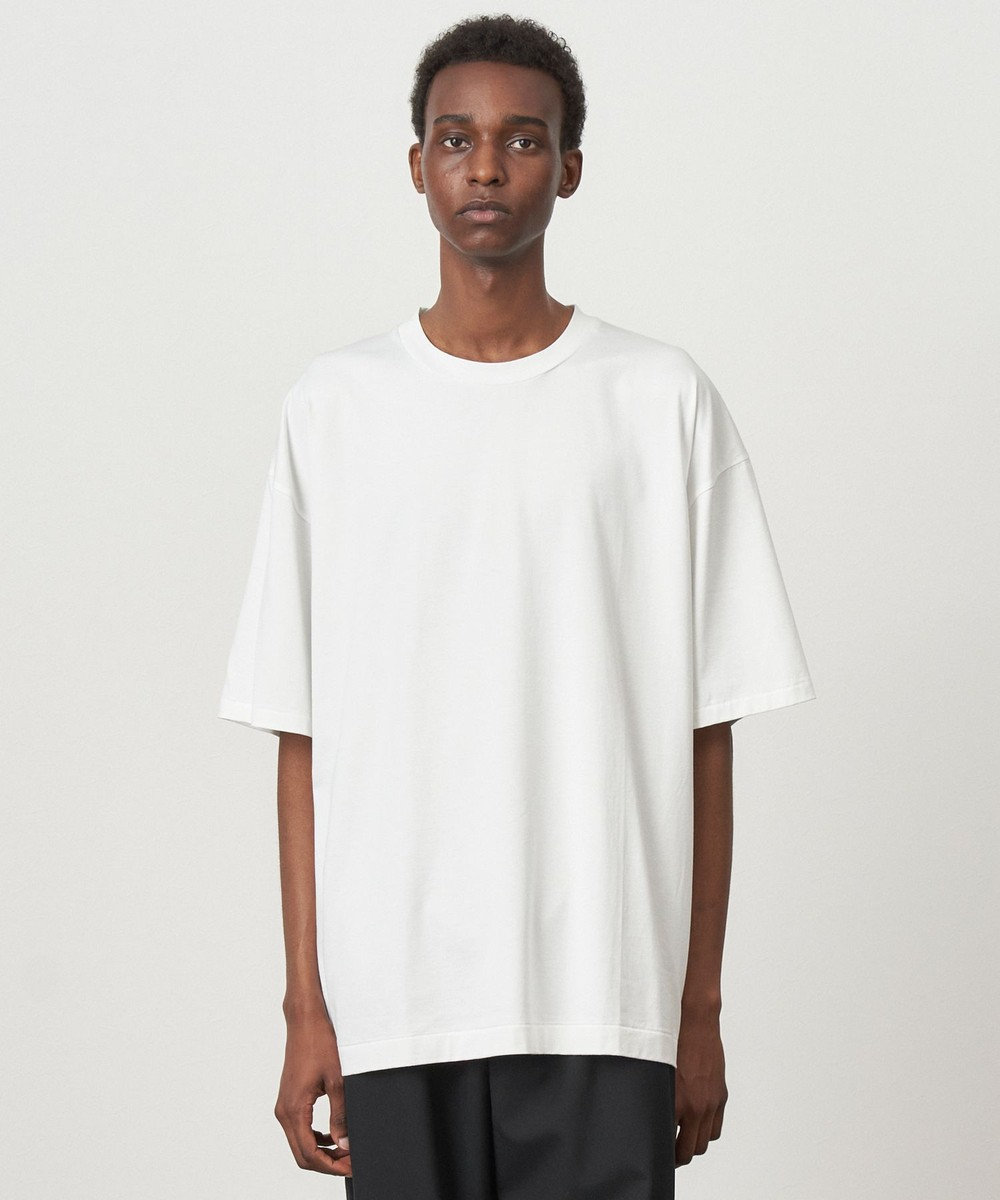 ATON SUVIN 60/2 | オーバーサイズ S/S Tシャツ - UNISEX WHITE