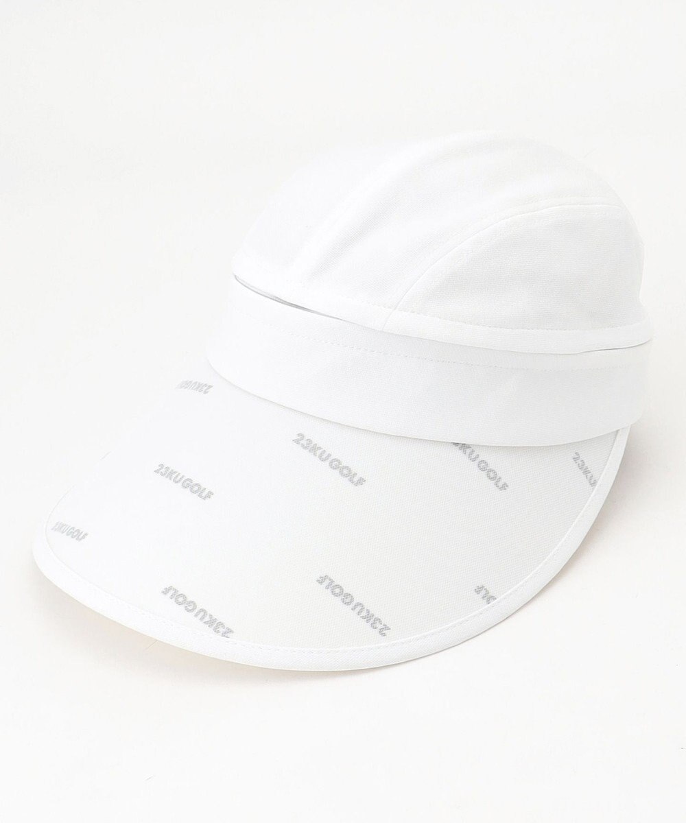 23区GOLF 【WOMEN】毎シーズン完売の人気アイテム【吸水速乾/UVケア】2WAY UVセルバイザー 