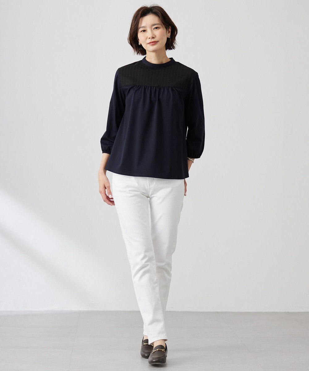 J.PRESS LADIES S 【洗える】BASIC STRETCH DENIM スキニー パンツ 