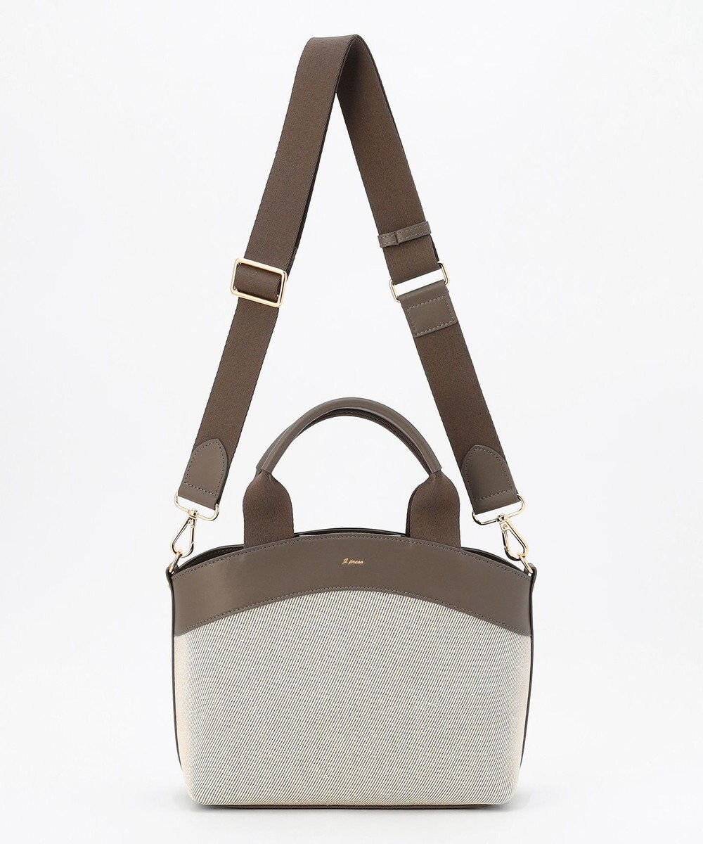 J.PRESS LADIES 【2WAY】キャンバス トートショルダー 