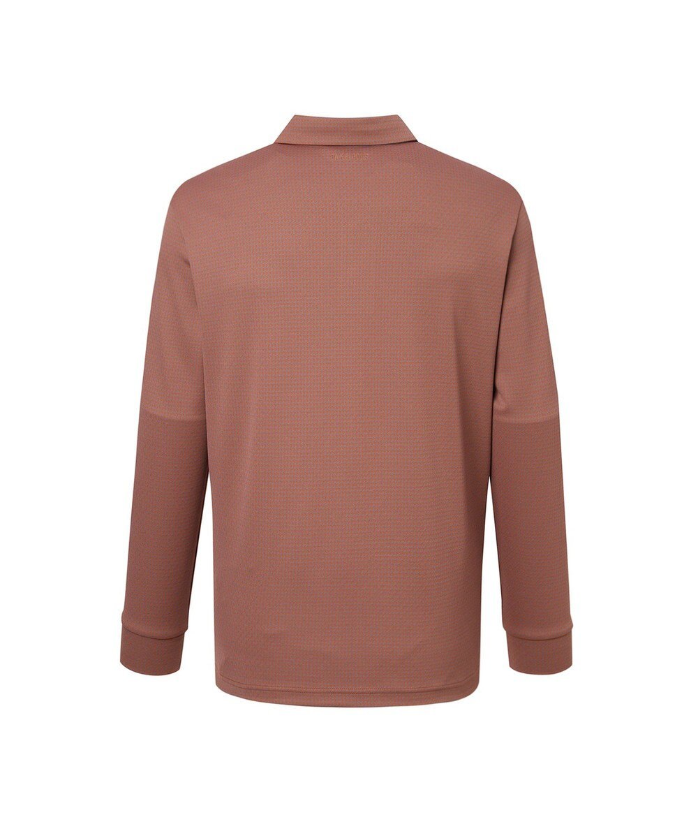 DAKS 【DAKS GOLF】 ジャガード長袖ニットポロ 