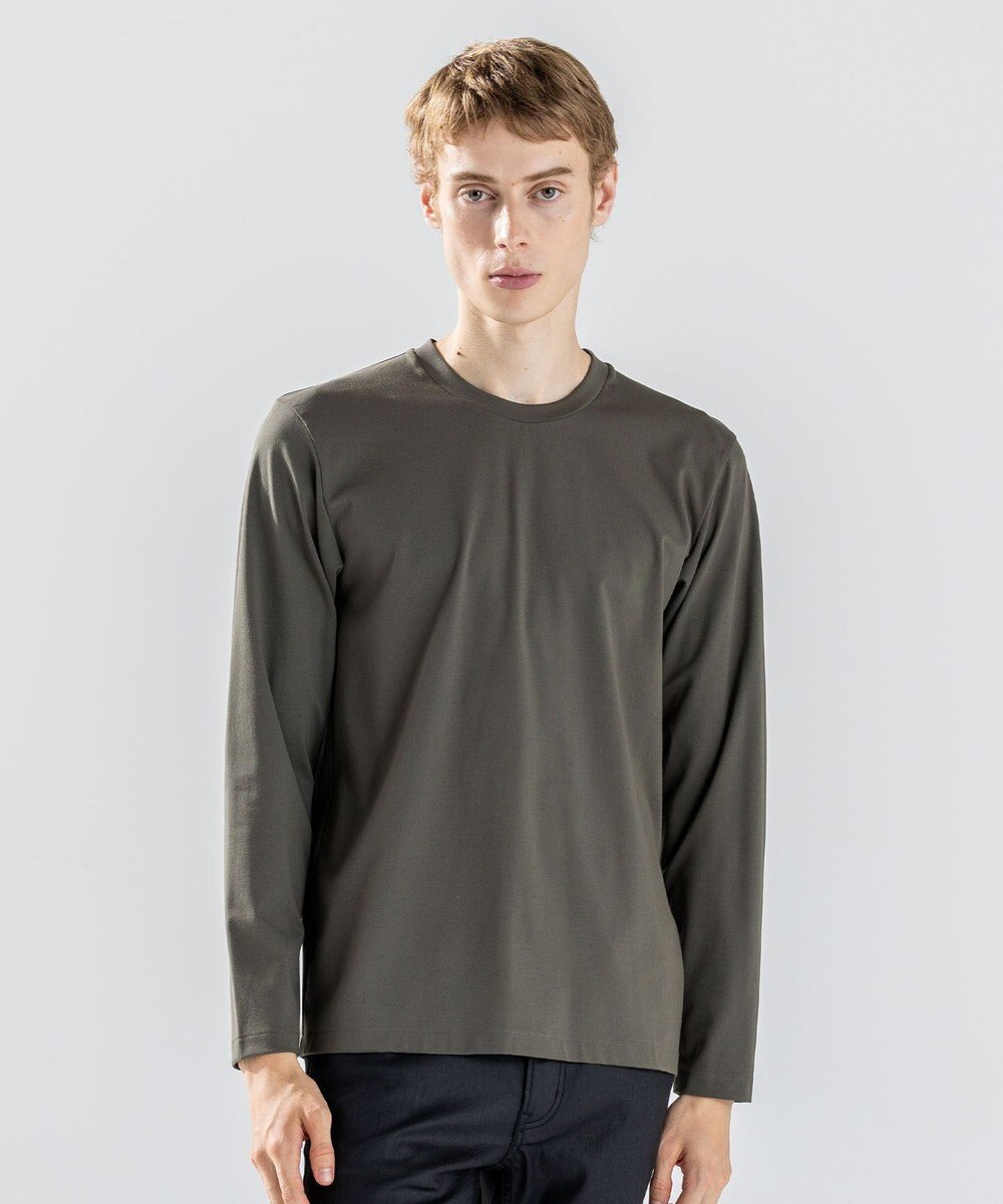 JOSEPH HOMME ハイゲージベアスムース　クルーネック長袖Ｔシャツ 