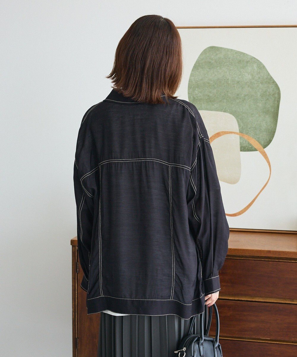 Green Parks ・ＥＬＥＮＣＡＲＥ　ＤＵＥ　カラーステッチシアーＧジャン 