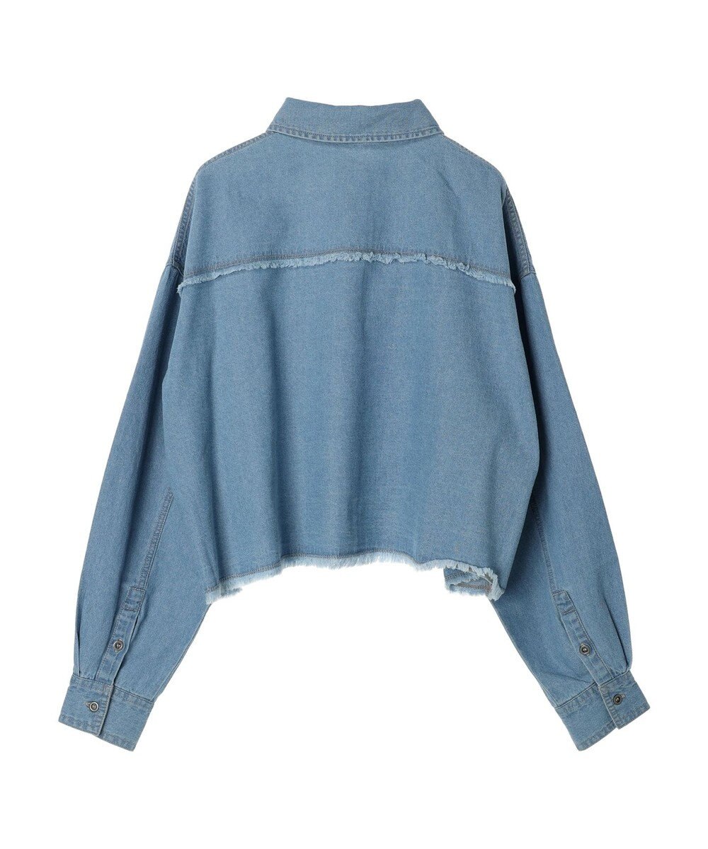 Green Parks ・ＳＵＧＡＲ　ＳＰＯＯＮ　クロップドデニムシャツ 