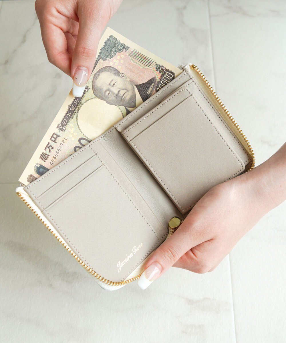 ACE BAGS & LUGGAGE 【新色登場】 Jewelna Rose ブリヨン 本革 二つ折り財布 15142 