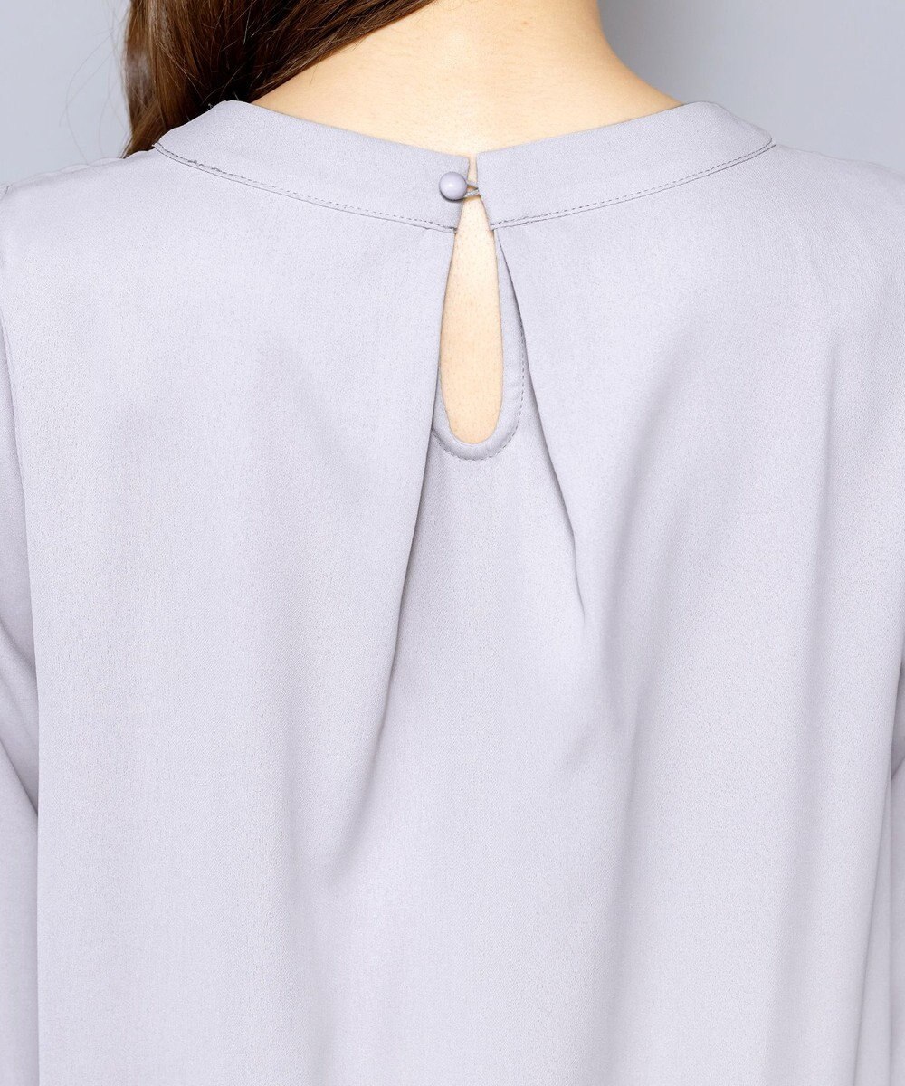 Tiaclasse L 【洗える】ボウタイ風チュニック 