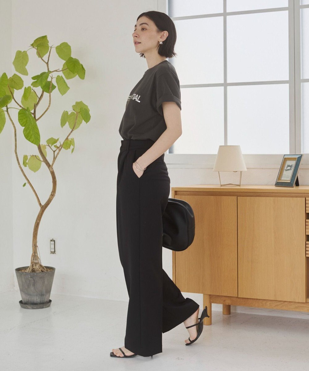 WEGO 【ANGIE VINTAGE/SMLサイズ展開】タックストレートスラックス 