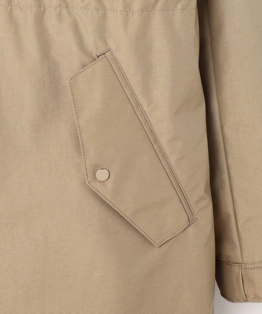 J.PRESS LADIES 【2way】スパンライクナイロンタッサー フーデッド コート 