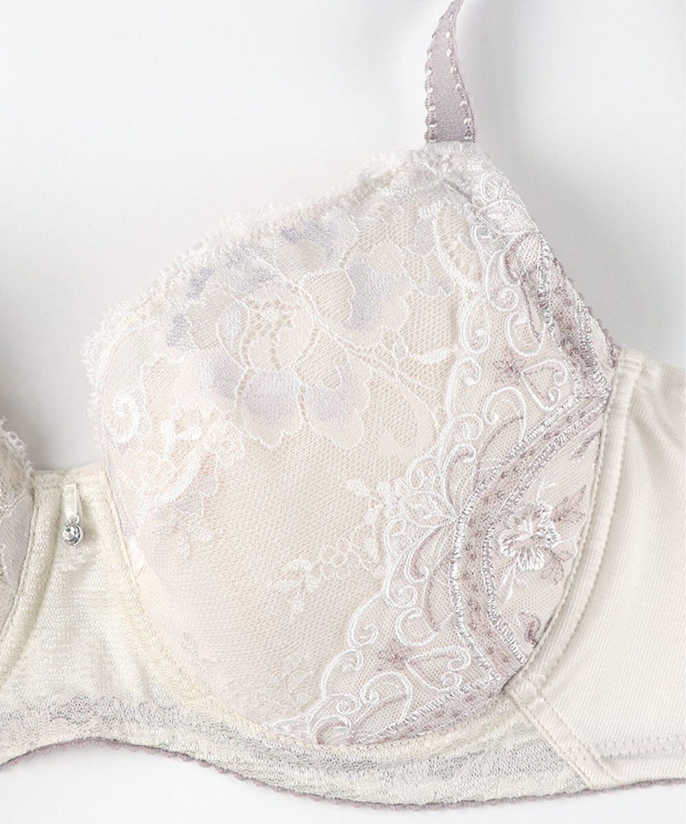 Wing ブラジャー Wing Lesiage バストを小さく見せる 脇すっきり フルカップブラ 【6000シリーズ】 小さく見せるブラ PB6001 ウイング／ワコール 