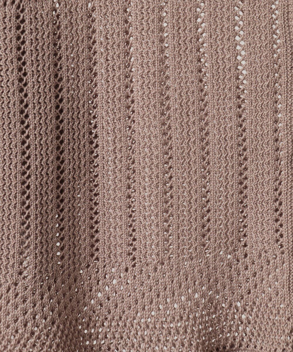 earth music&ecology ＳＥＴ２点レース編みペプラムカーデ＋スカート 