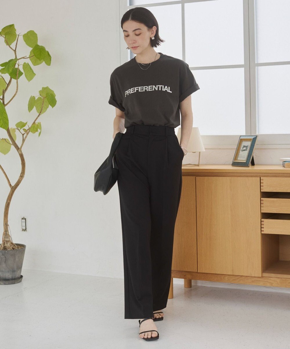 WEGO 【ANGIE VINTAGE/SMLサイズ展開】タックストレートスラックス 