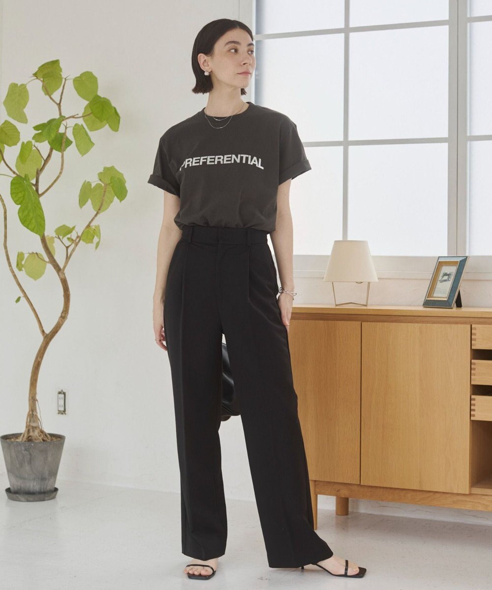 WEGO 【ANGIE VINTAGE/SMLサイズ展開】タックストレートスラックス 
