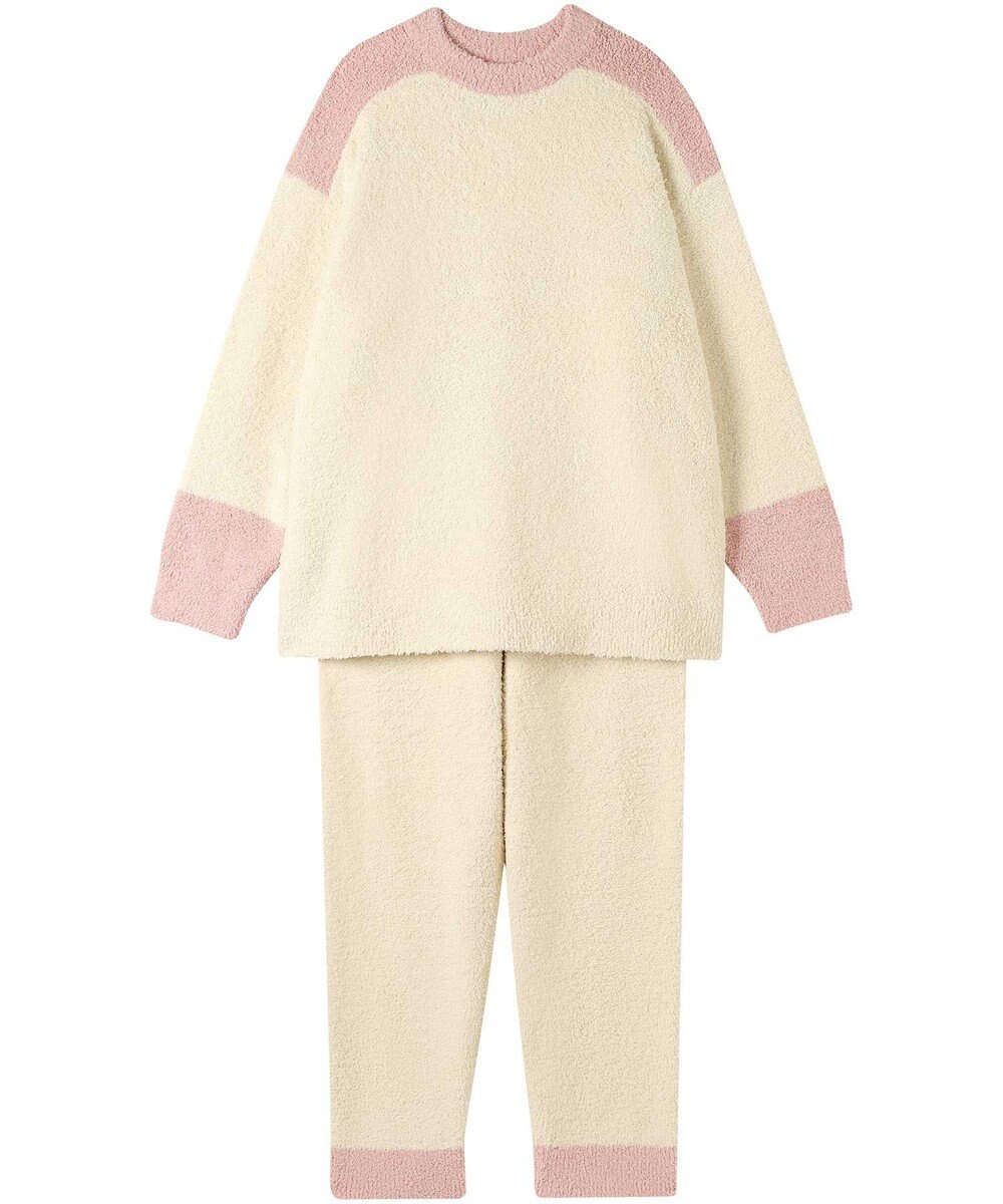 une nana cool カラーブロッキング　プルオーバー＆ロングパンツセット 