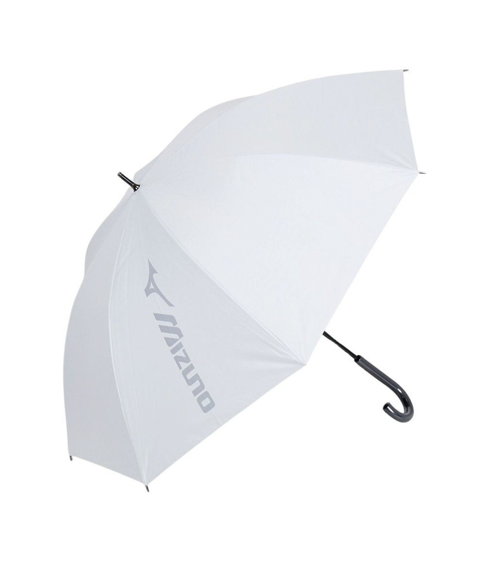 MOONBAT 【大きめ】MIZUNO メンズ 晴雨兼用日傘 長傘 BIGロゴ 遮光 遮熱 UV ユニセックス 