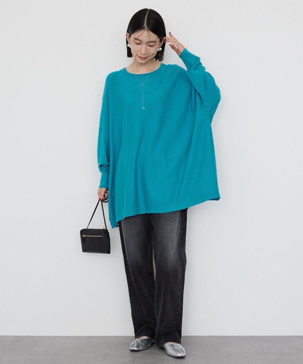 AMERICAN HOLIC バイパチポンチョライクＢＩＧニットプルオーバー 