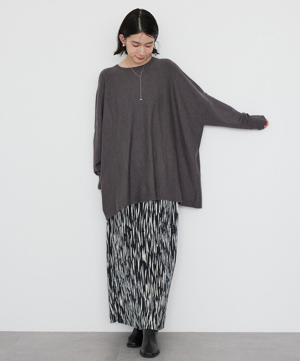 AMERICAN HOLIC バイパチポンチョライクＢＩＧニットプルオーバー 