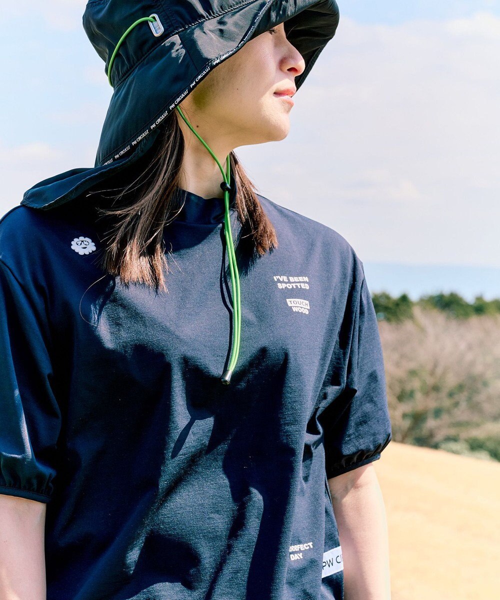 PW CIRCULUS 【WOMEN】パフスリーブモックT  2026年モデル ゴルフウェア レディース 