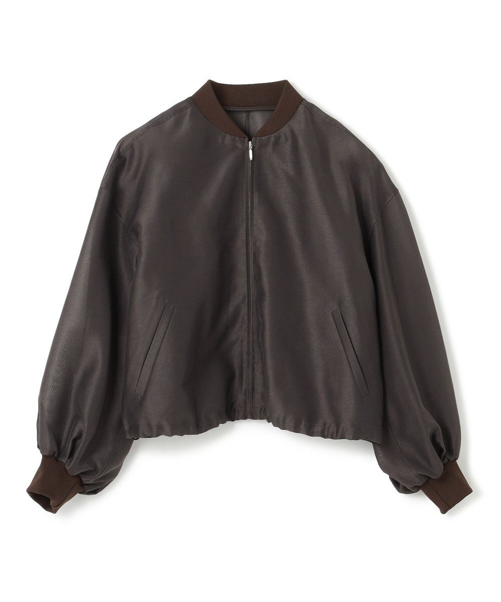 uncrave 【手洗い可】シャイニー シアー ブルゾン 