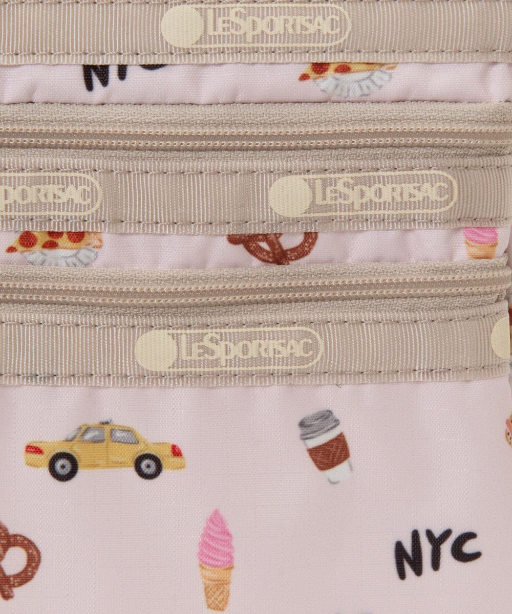 LeSportsac 3ZIP COSMETIC/NYCアイコンズピンク 