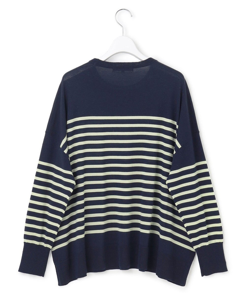 23区 L 【WEB限定カラーあり/洗える】ウーステッドウール ワイドシルエット ニット 