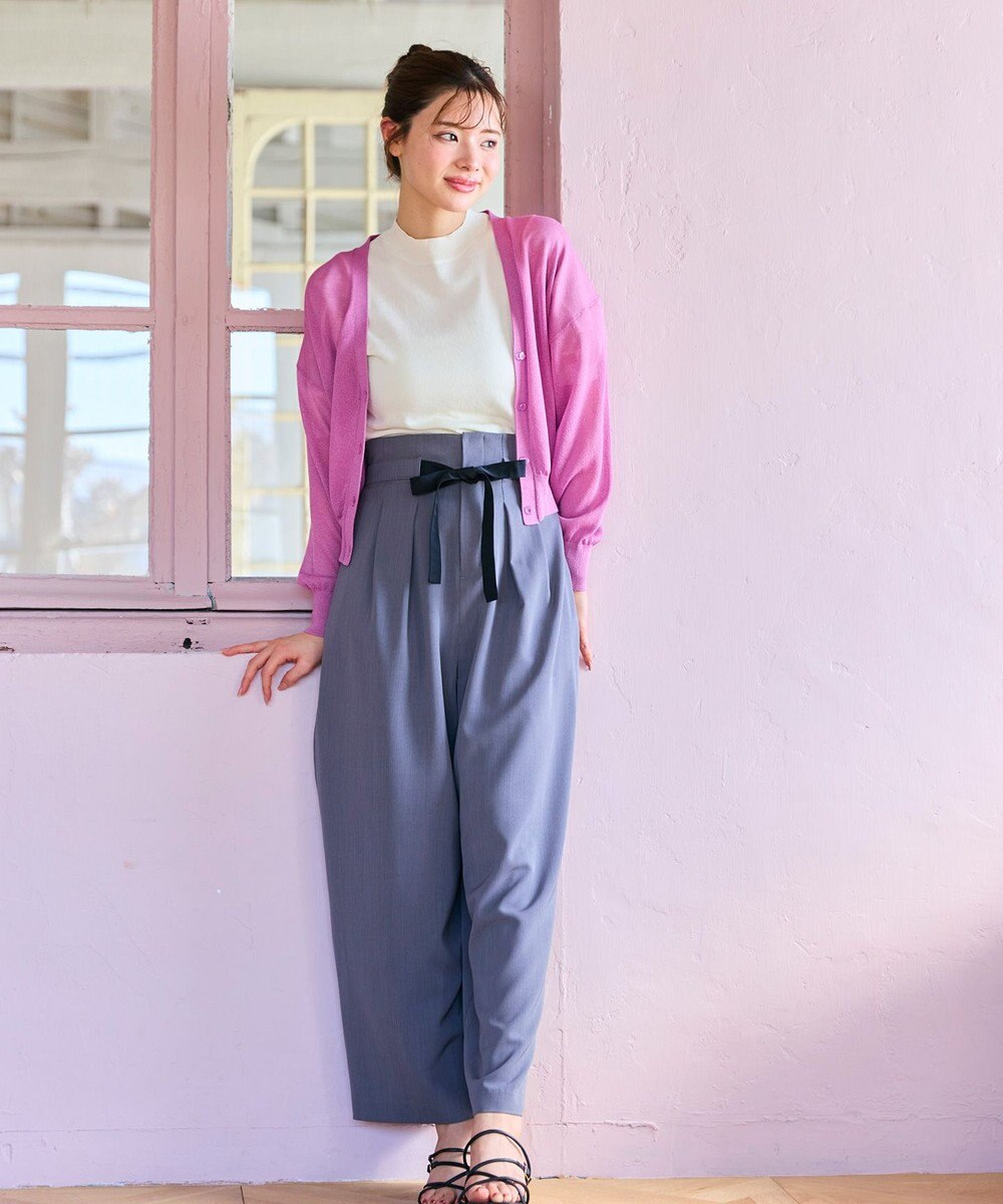 Feroux シャイニーハーフスリーブ ニット 