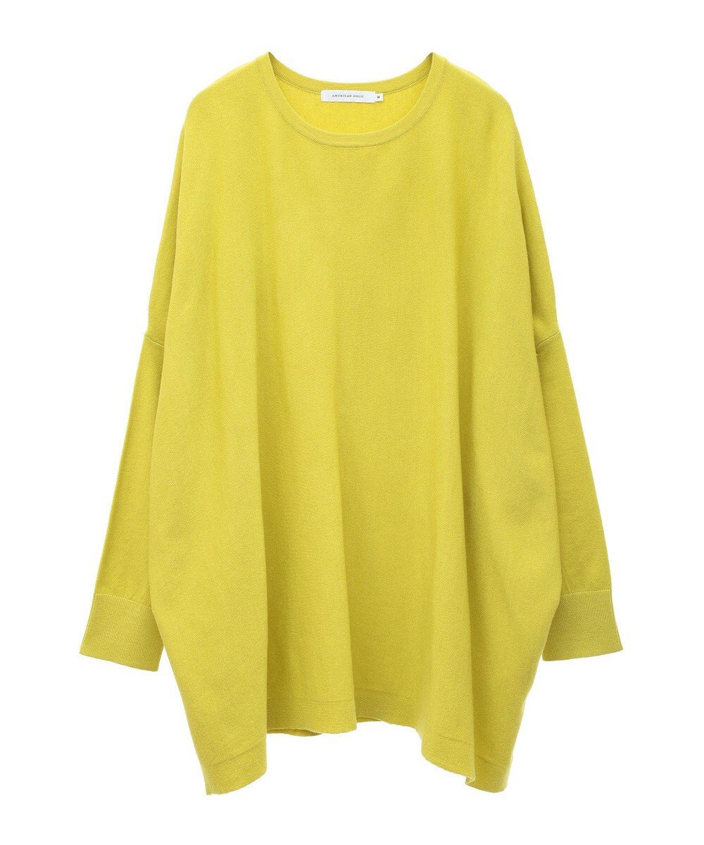 AMERICAN HOLIC バイパチポンチョライクＢＩＧニットプルオーバー 