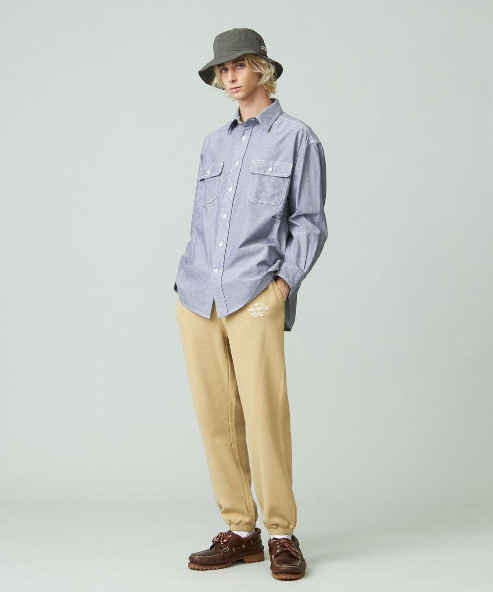 J.PRESS YORK STREET 【UNISEX】シャンブレーワークシャツ 