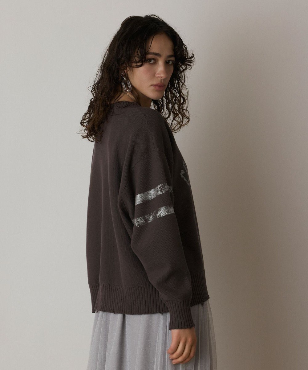 GRACE CONTINENTAL ナンバリングニットトップ 