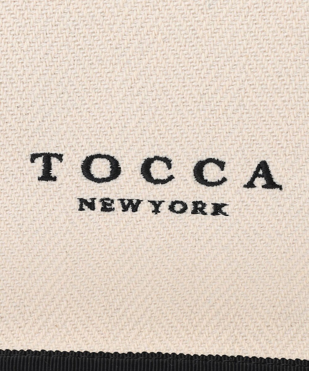 TOCCA 【A4サイズ対応】TRIM RIBBON CANVASTOTE トートバッグ 