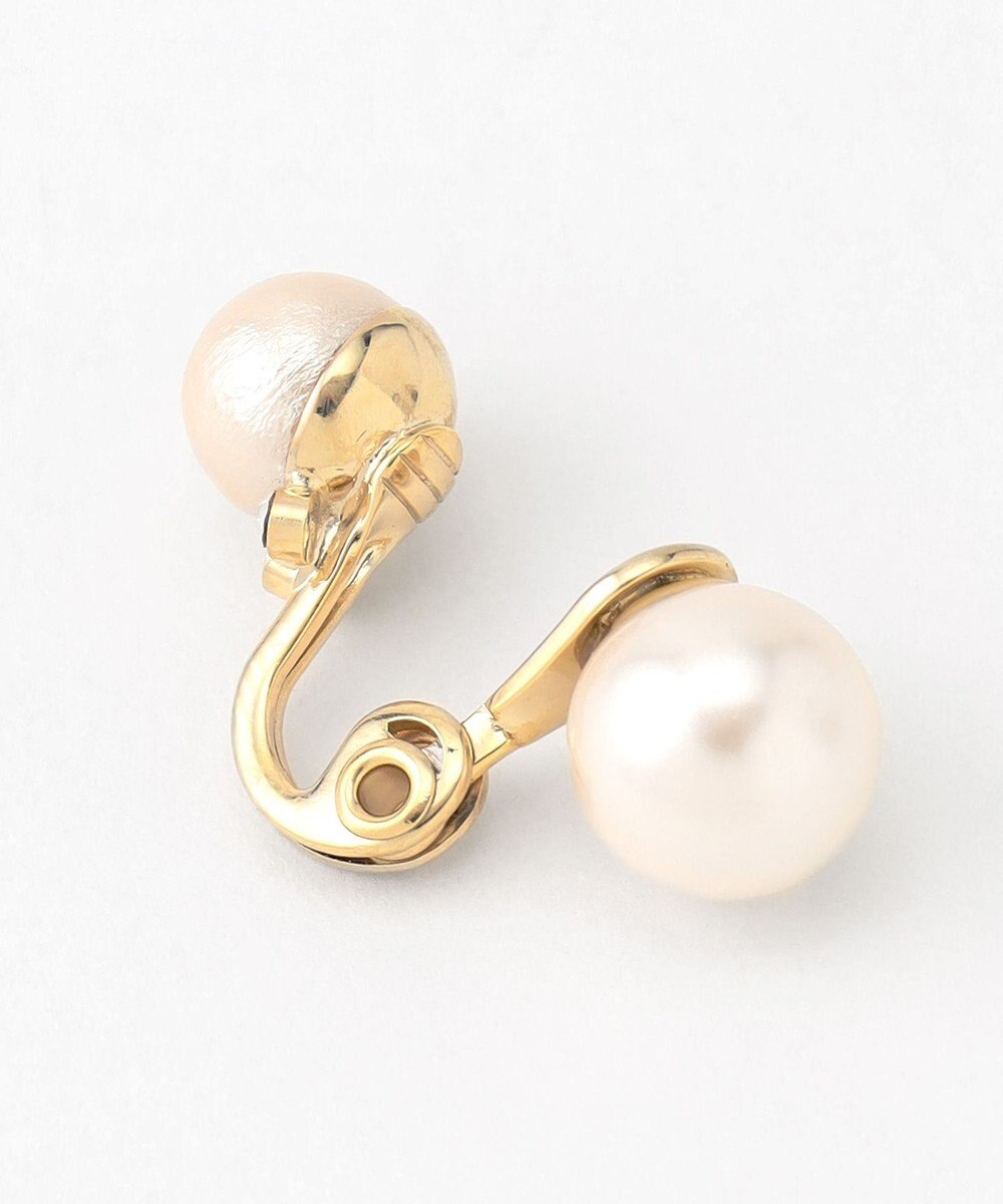 J.PRESS LADIES 【WEB限定】リバーシブルパール イヤリング 