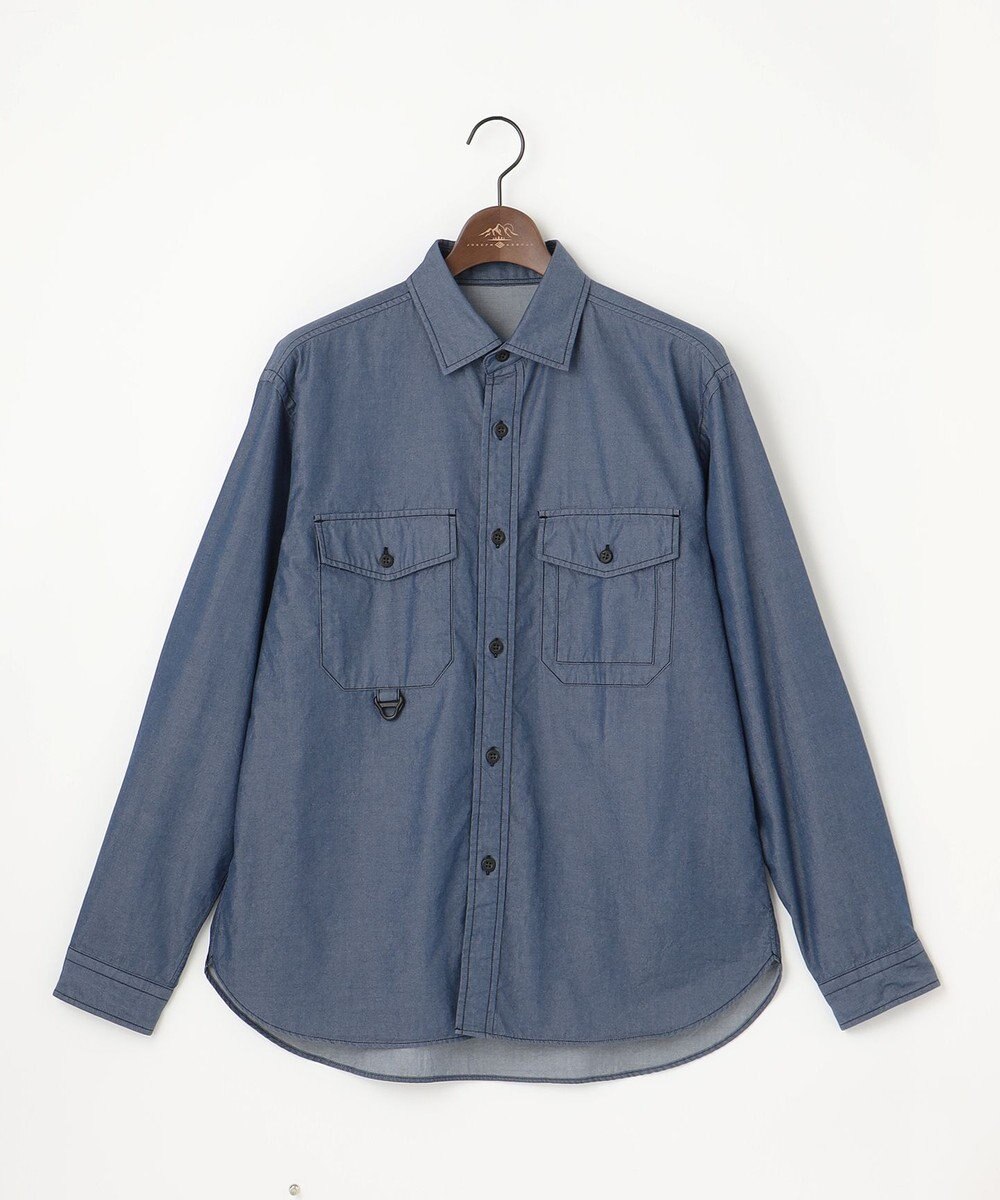 JOSEPH ABBOUD MOUNTAIN 【テーム・ヤルヴィコラボ・サスティナブル】コットンテンセルツイルバックプリント シャツ 