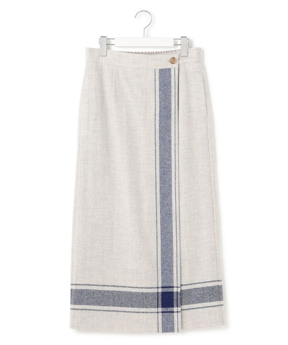 23区 【SLOW/一部店舗限定】パネルチェック スカート 