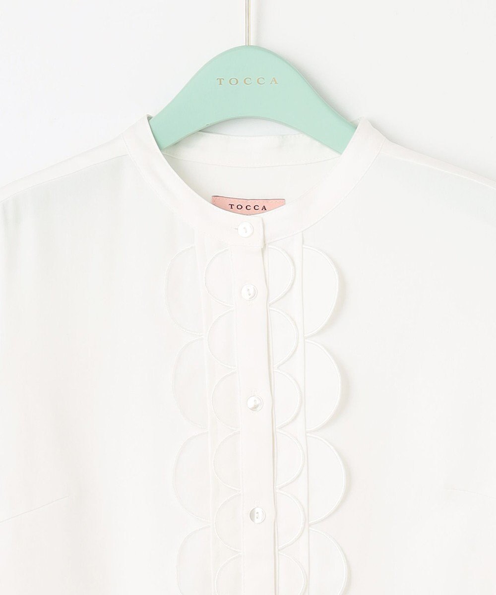 TOCCA 【洗える】SCALLOP ブラウス 