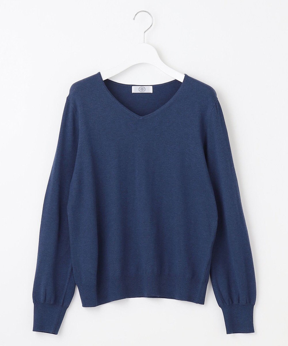 J.PRESS LADIES L 【洗える】PRINCE Vネック ニット 