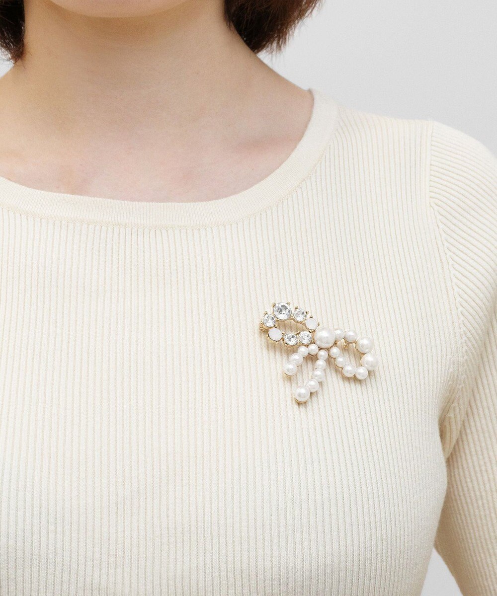 TOCCA RIBBON BROOCH NECKLACE ブローチネックレス 