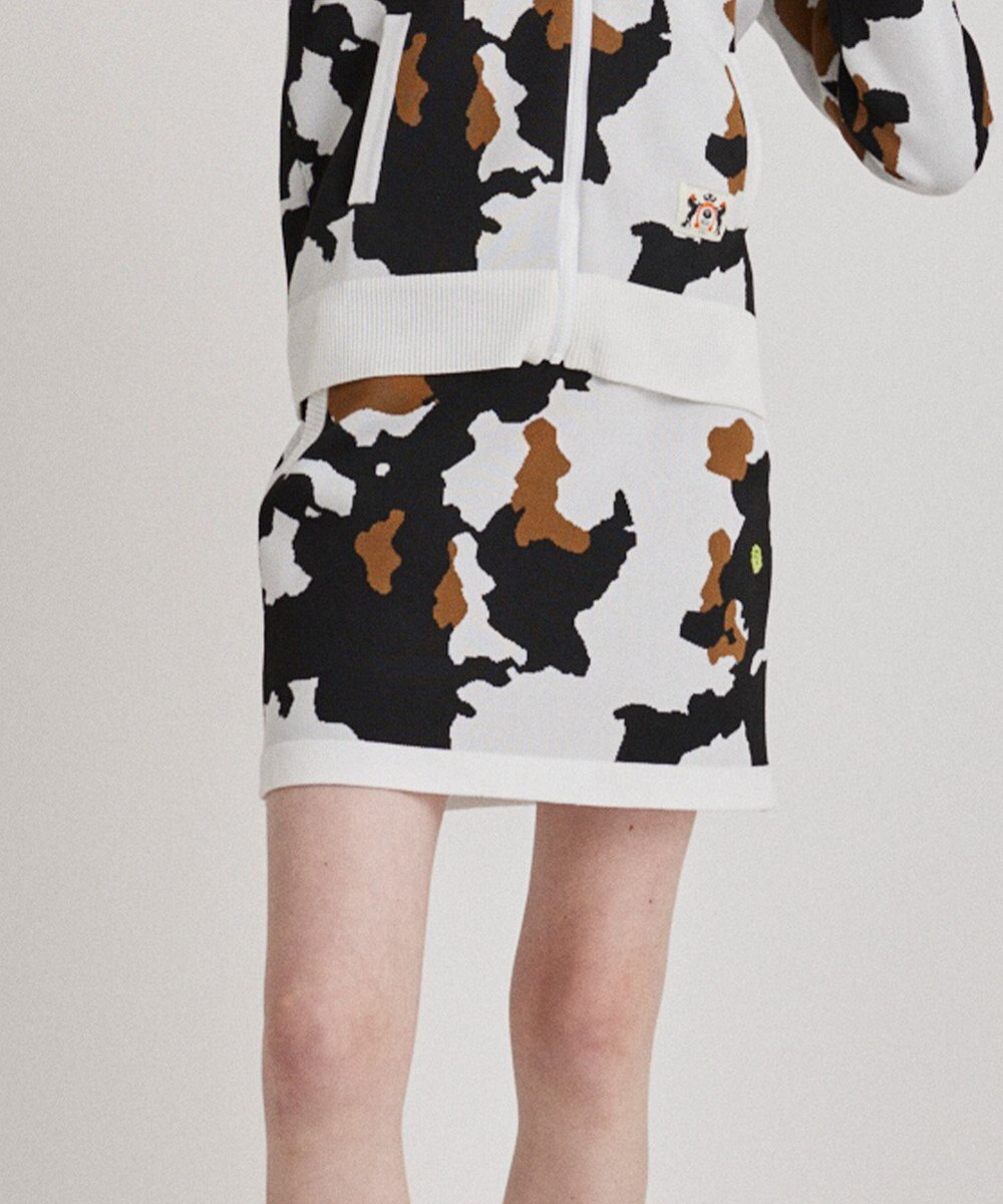 PW CIRCULUS 【WOMEN】ピント柄 ニットスカート 