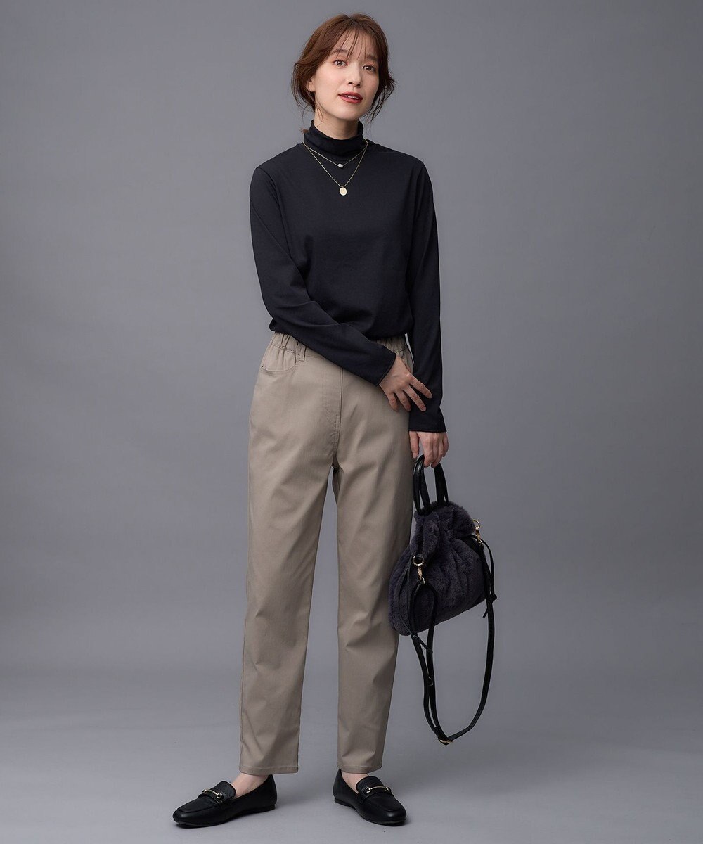 ANY L シアータートルネック 