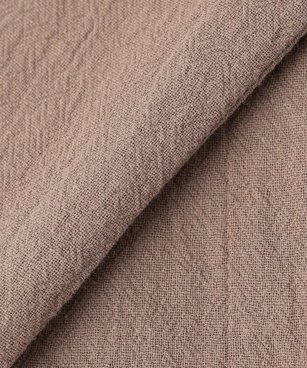 J.PRESS YORK STREET 【WOMEN】コットンワッシャータックワイド パンツ 