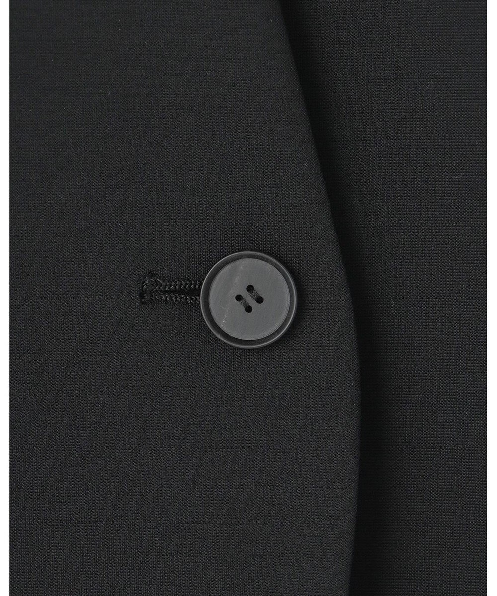 ICB 【洗える】コットンコンプレッシャー ノーカラージャケット 