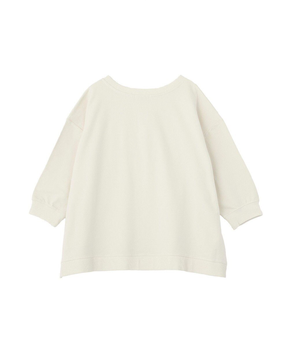 Green Parks 七分袖ロゴ裏毛プルオーバー 