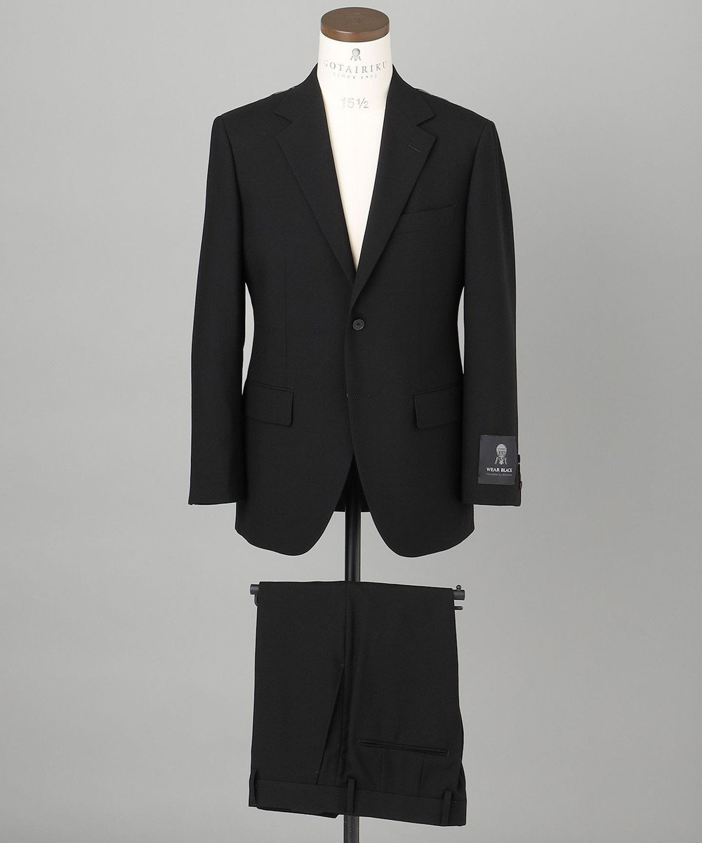【WEAR BLACK】タキシードクロス スーツ, ブラック系, 34(A4)