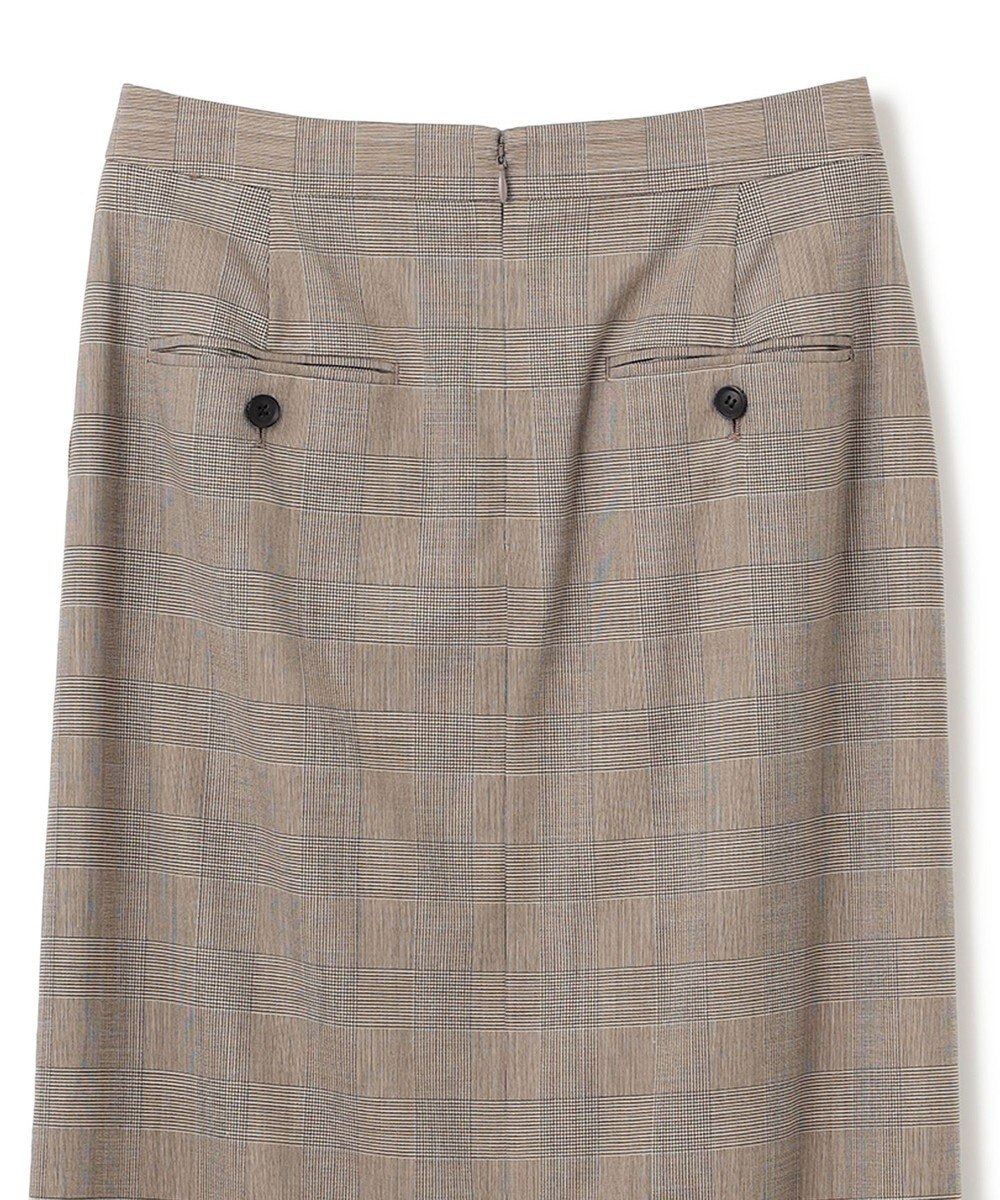 BEIGE， MER / グレンチェックスカート 