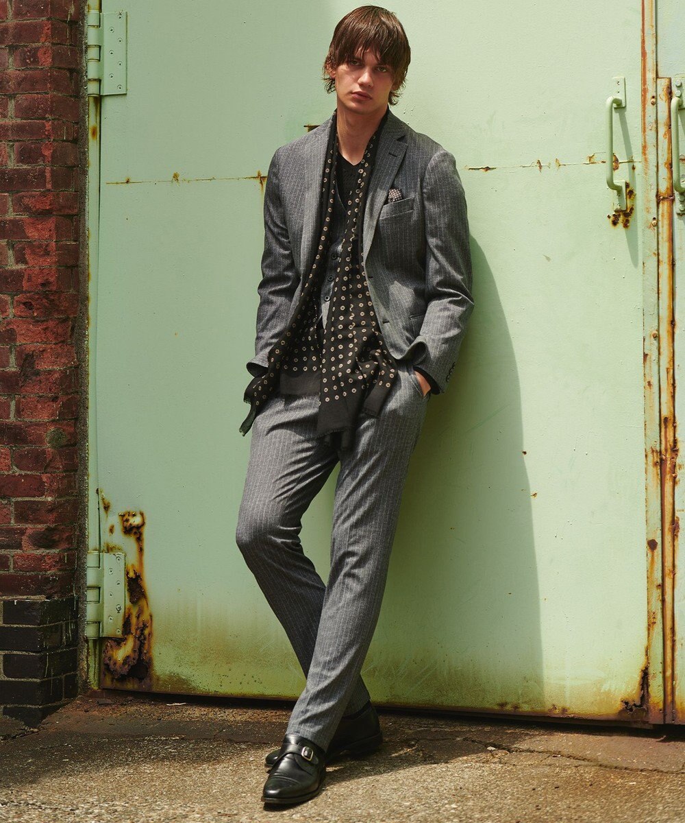 JOSEPH ABBOUD 【ストレッチ】エアロムリネ コンフォートジャージジャケット 