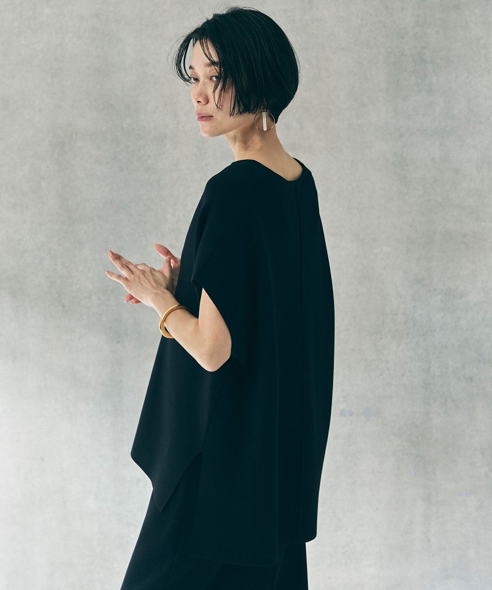 UNFILO L 【WEB限定カラー】スゴ機能美ニット キーネック ジレ 