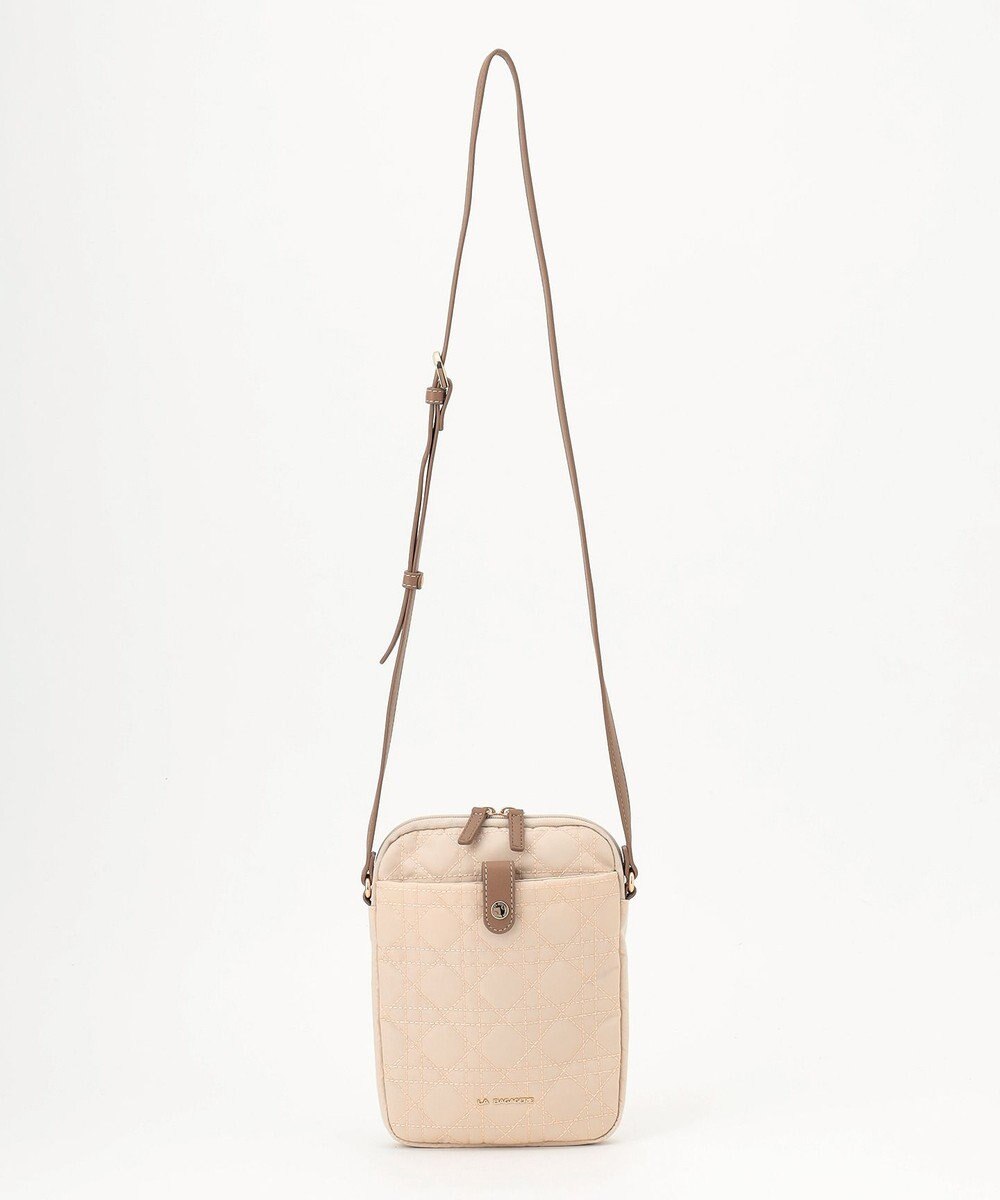 LA BAGAGERIE グリッドキルティングショルダー 