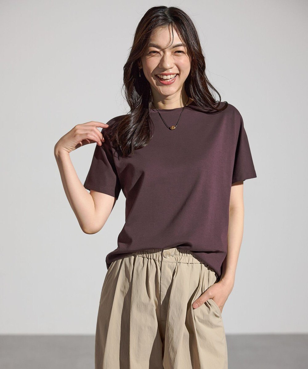 ANY 【新色追加/10色展開/洗濯機可/UVケア/接触冷感】プレミアムベーシック半袖Tシャツ 