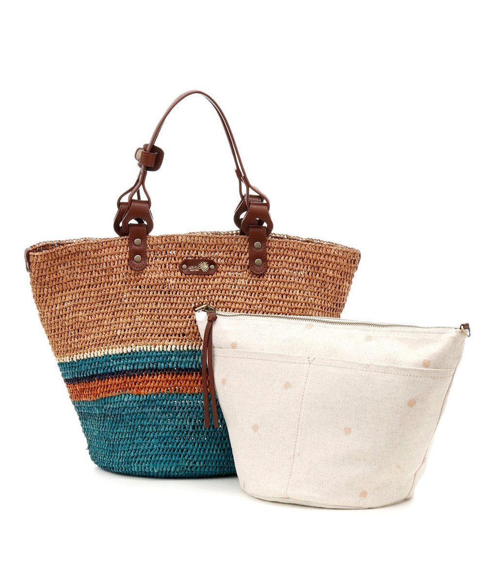 IBIZA ラフィア　ハンドバッグ 