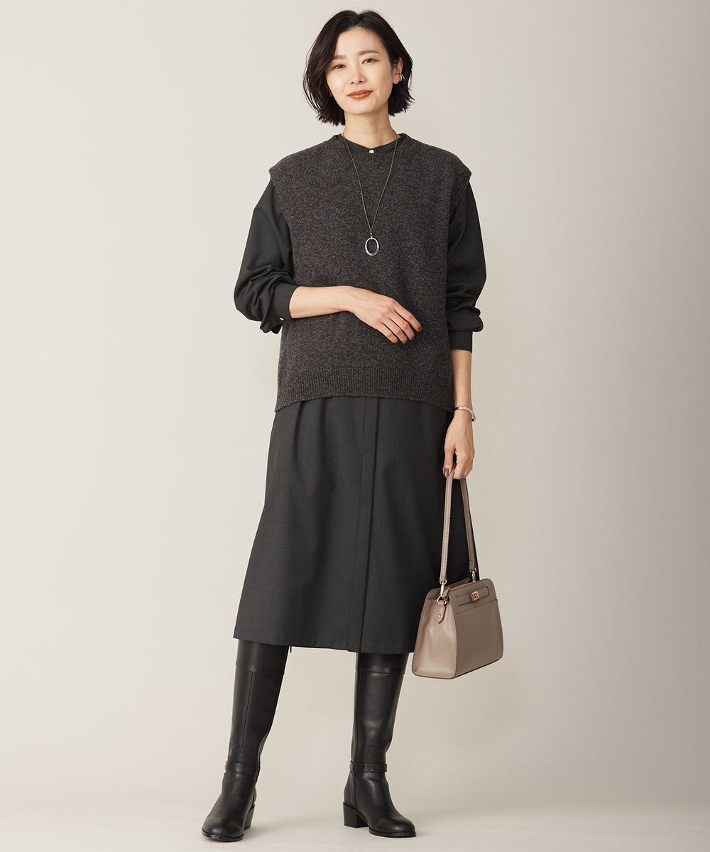 J.PRESS LADIES 【洗える】T/W/R ウォッシャブル ワンピース 