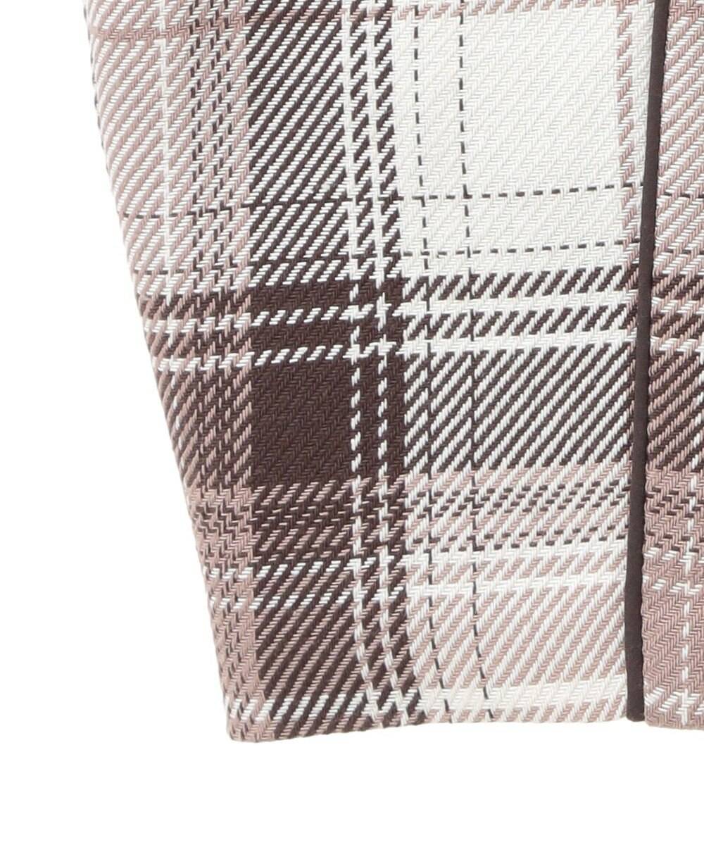 earth music&ecology コットンツイルチェックビスチェ 