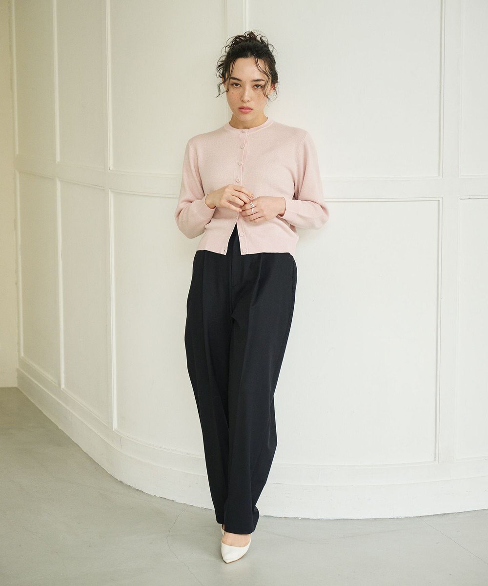 #Newans 【カシミヤ混】コンパクトニットカーディガン 